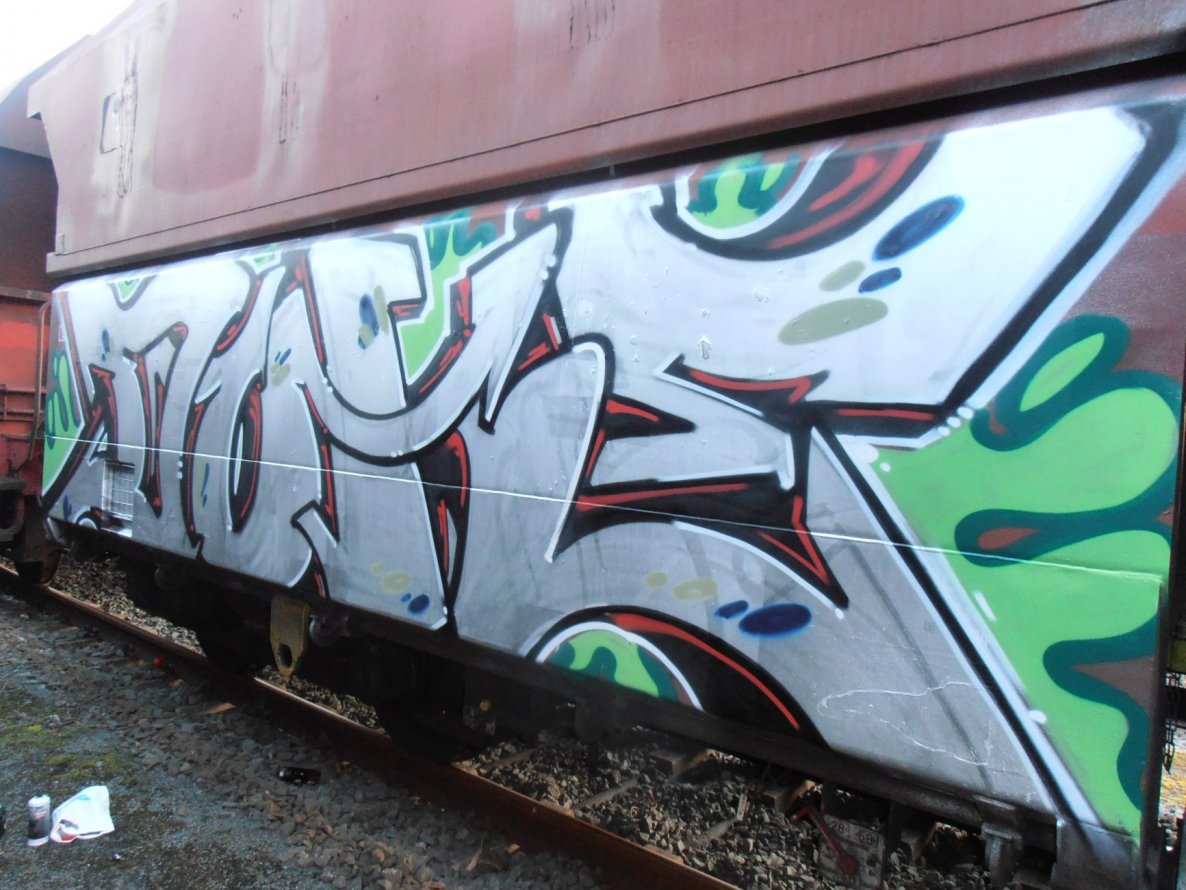 Graffiti Train - Photo by lecim