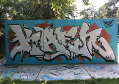 Graffiti Wall - Photo by lecim - Eripe, Kyny