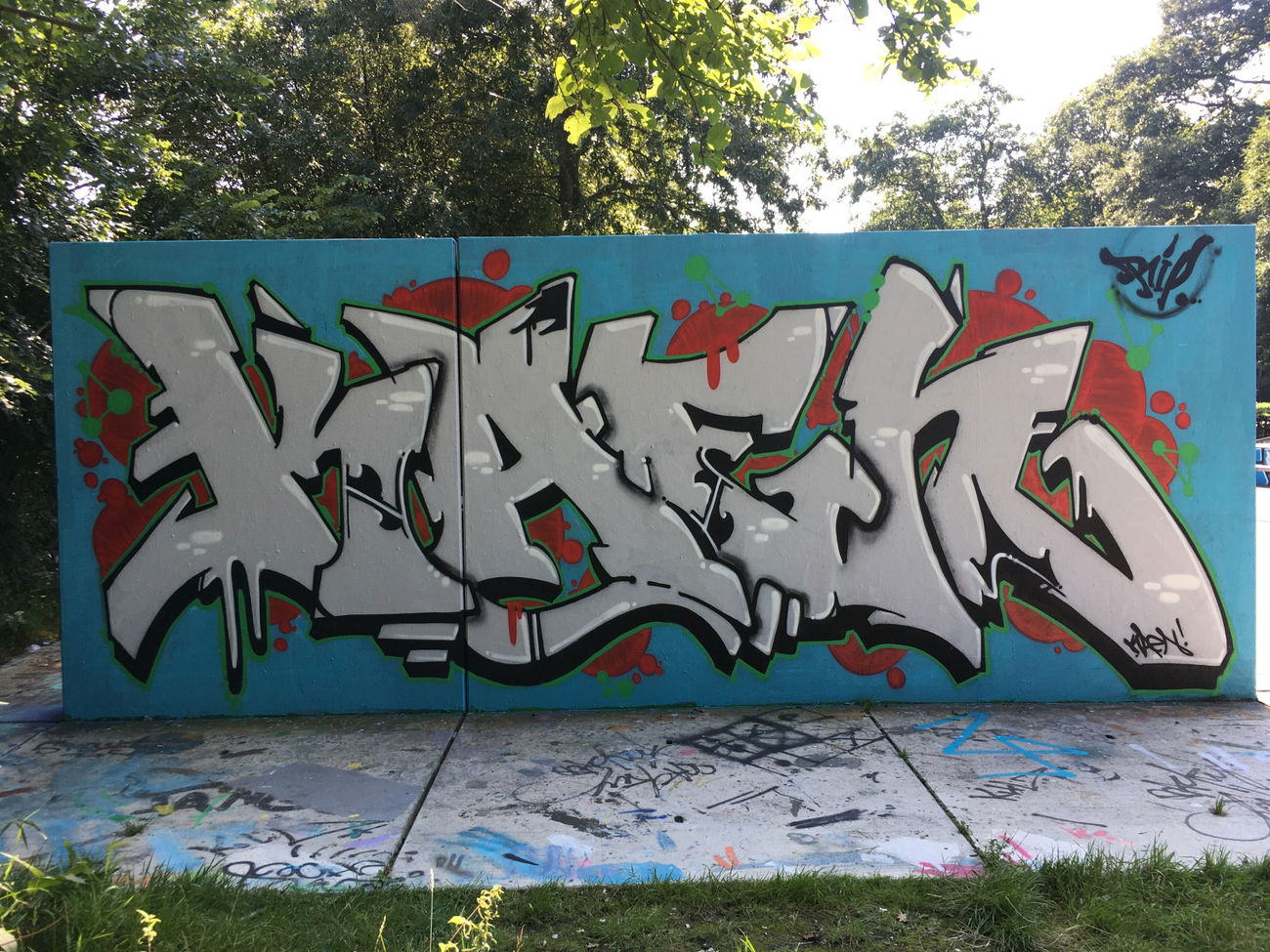 Graffiti Wall - Photo by lecim - Eripe, Kyny