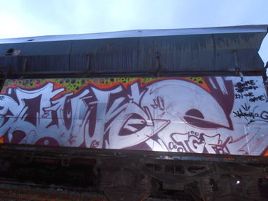 Graffiti Train - Photo by lecim
