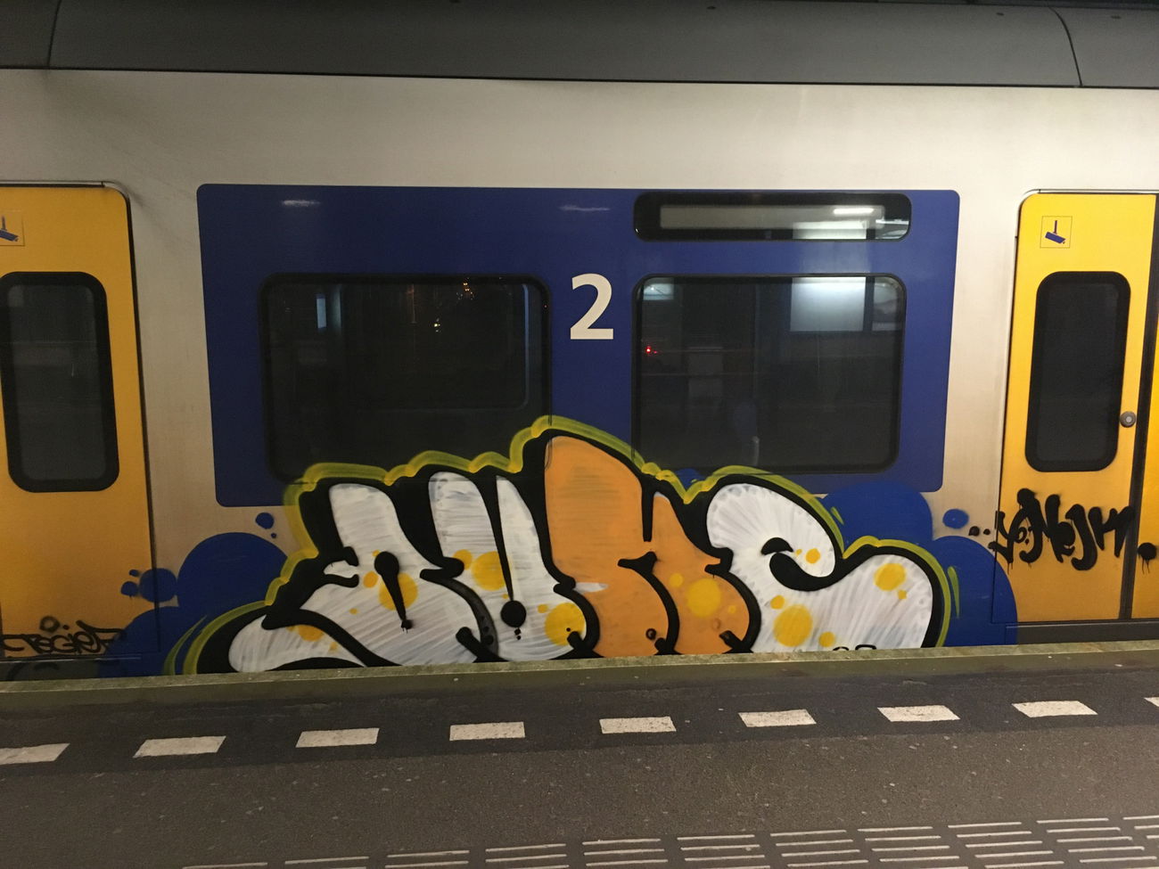Graffiti Train in Netherland - Photo by lecim (2020)