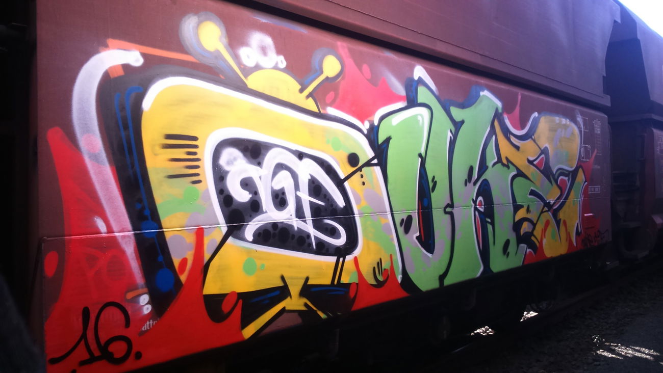 Graffiti Train - Photo by lecim