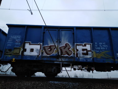 Graffiti Wall in Polska - Photo by lecim - jEBAĆ, KONTROLE! (2024)