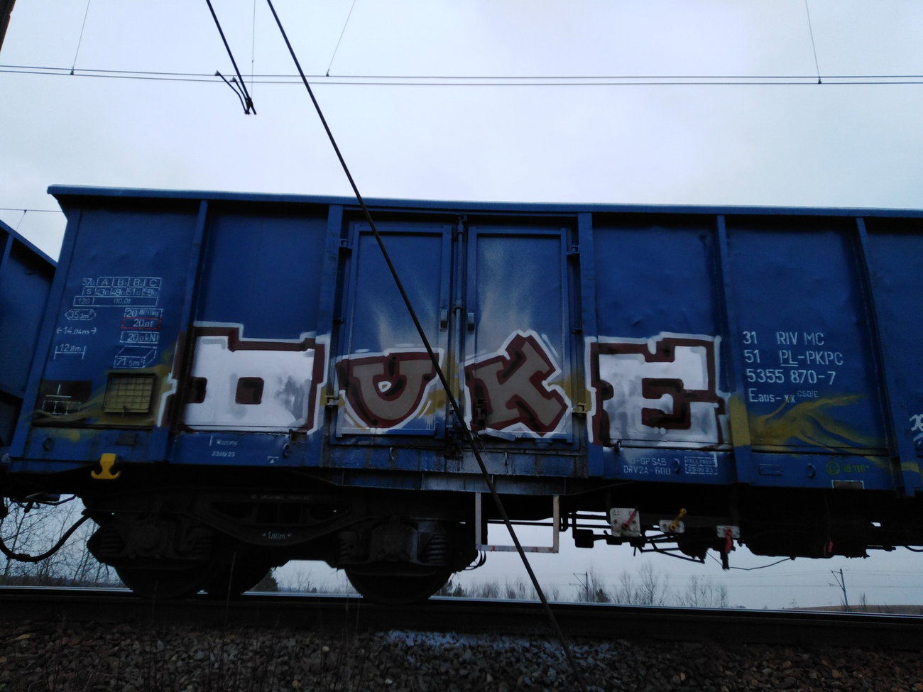 Graffiti Wall in Polska - Photo by lecim - jEBAĆ, KONTROLE! (2024)