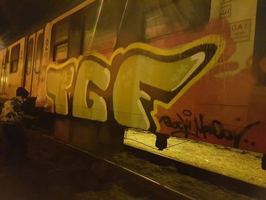 Graffiti Train - Photo by lecim (2017)