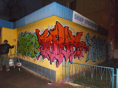 Graffiti Wall - Photo by lecim