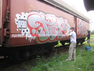 Graffiti Train - Photo by lecim (2012)