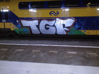 Graffiti Train - Photo by lecim