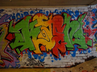 Graffiti Wall - Photo by lecim