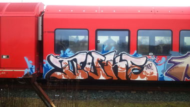 Graffiti Train in Królestwo niderlandów - Photo by lecim (2016)