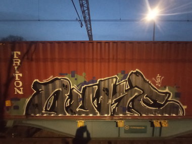 Graffiti Train in Raszków - Photo by lecim (2026)