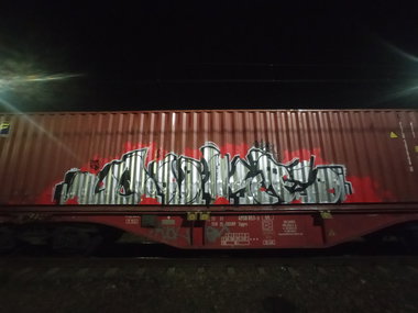 Graffiti Train in Mysłowice - Photo by lecim (2026)