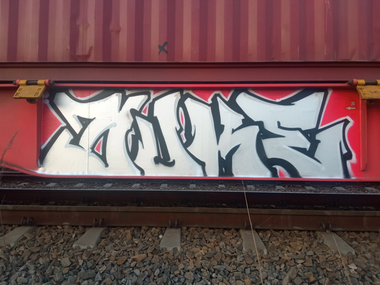 Graffiti Train in łazy - Photo by lecim (2026)