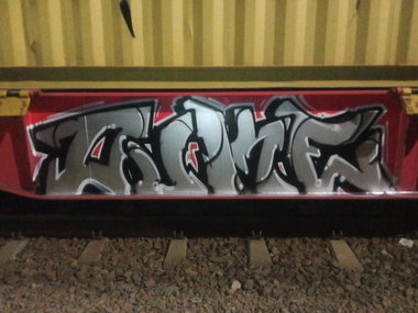 Graffiti Train in Wielmoża - Photo by lecim (2026)