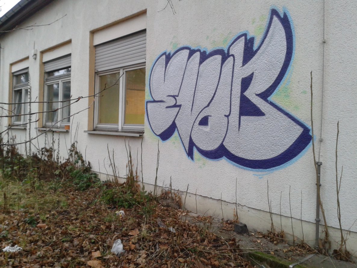 Graffiti Bombing in Wiesbaden - Photo by leminsc8 - evob, wiesbaden, wbn (2013)