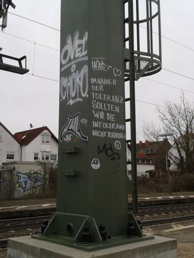 Graffiti Artwork in Wiesbaden - Photo by leminsc8 - wbn, cmc, crew (2014)