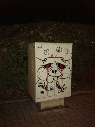 Graffiti Street Art in Wiesbaden - Photo by leminsc8 - freak, smrs, shrooms (2013)