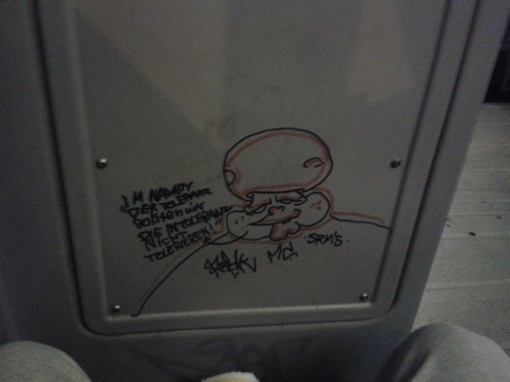 Graffiti Street Art in Wiesbaden - Photo by leminsc8 - freak, srms., shrooms. (2014)