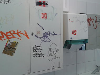 Graffiti Artwork in Wiesbaden - Photo by leminsc8 - mob.freak, mc, merk (2014)