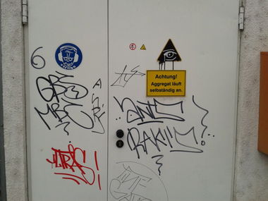 Graffiti Artwork in Mainz - Photo by leminsc8 - freak, ultras, ants (2014)