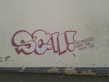 Graffiti in Wiesbaden - Photo by leminsc8 - sch!, sch (2013)