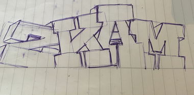Graffiti Sketch - Photo by lemmiwinkz1 - zkam