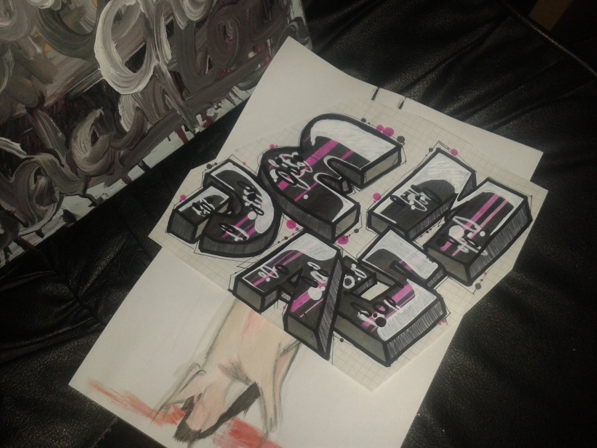 Graffiti Sketch - Photo by lemmuf - EMDAS