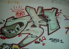 Graffiti Sketch - Photo by lemmuf - asky