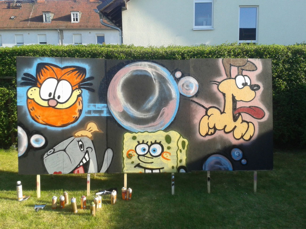 Graffiti Wall - Photo by lemmuf