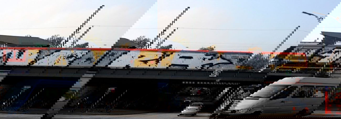 Graffiti Train - Photo by linseneintopf - nora, teck9, kgz