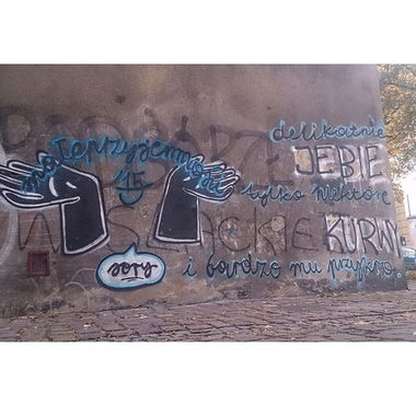 Graffiti Street Art in Warsaw - Photo by littlepleasure - streetart, streetartwarsaw, instagram (2015)