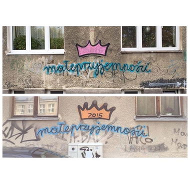 Graffiti Street Art in Warsaw - Photo by littlepleasure - streetart, streetartwarsaw, instagram (2015)
