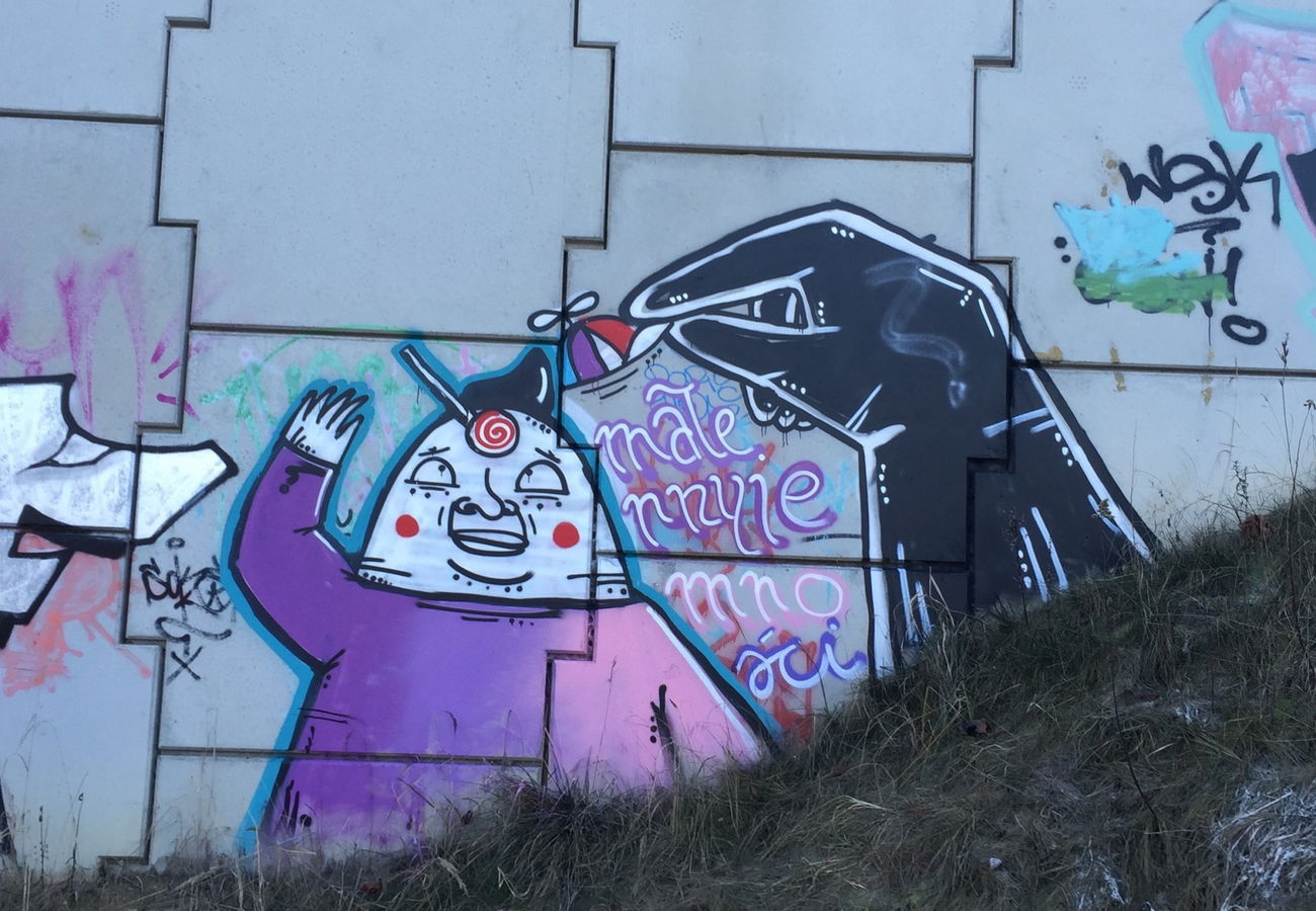 Graffiti Street Art in Warsaw - Photo by littlepleasure - streetart, streetartwarsaw, instagram (2015)