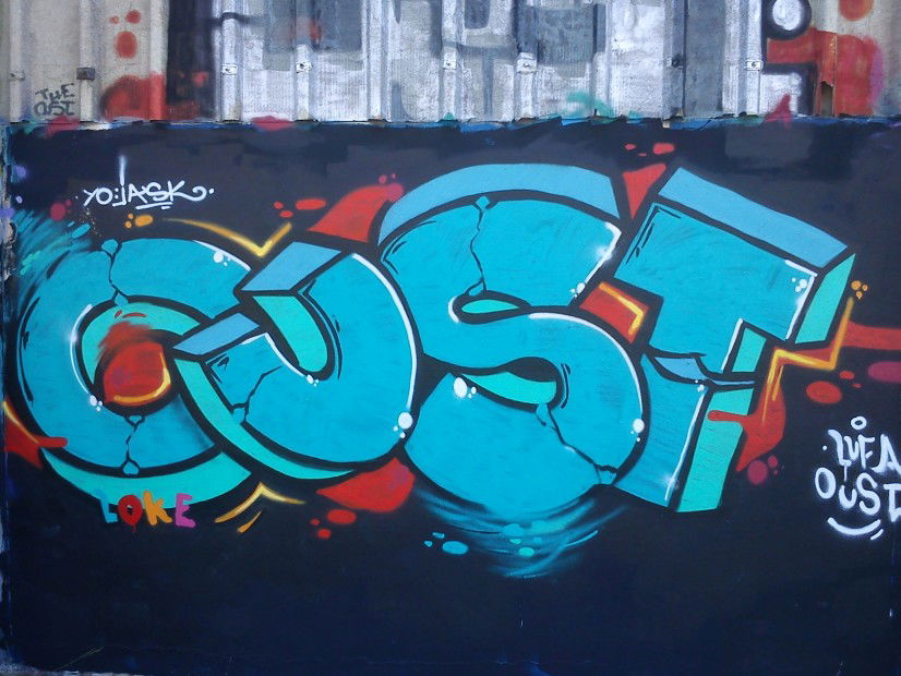 Graffiti Wall in Amarussion - Photo by loke - loke, bacon (2013)