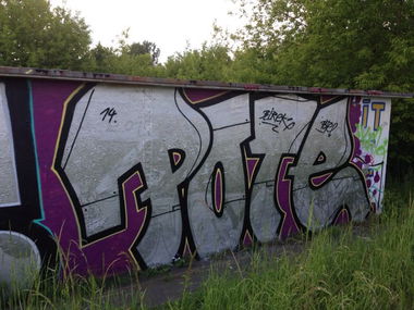 Graffiti Wall - Photo by lovetrains - pote, birek (2014)