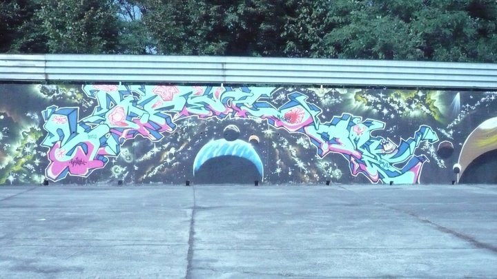 Graffiti Wall in Polska - Photo by lower