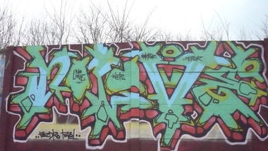 Graffiti Wall in Polska - Photo by lower