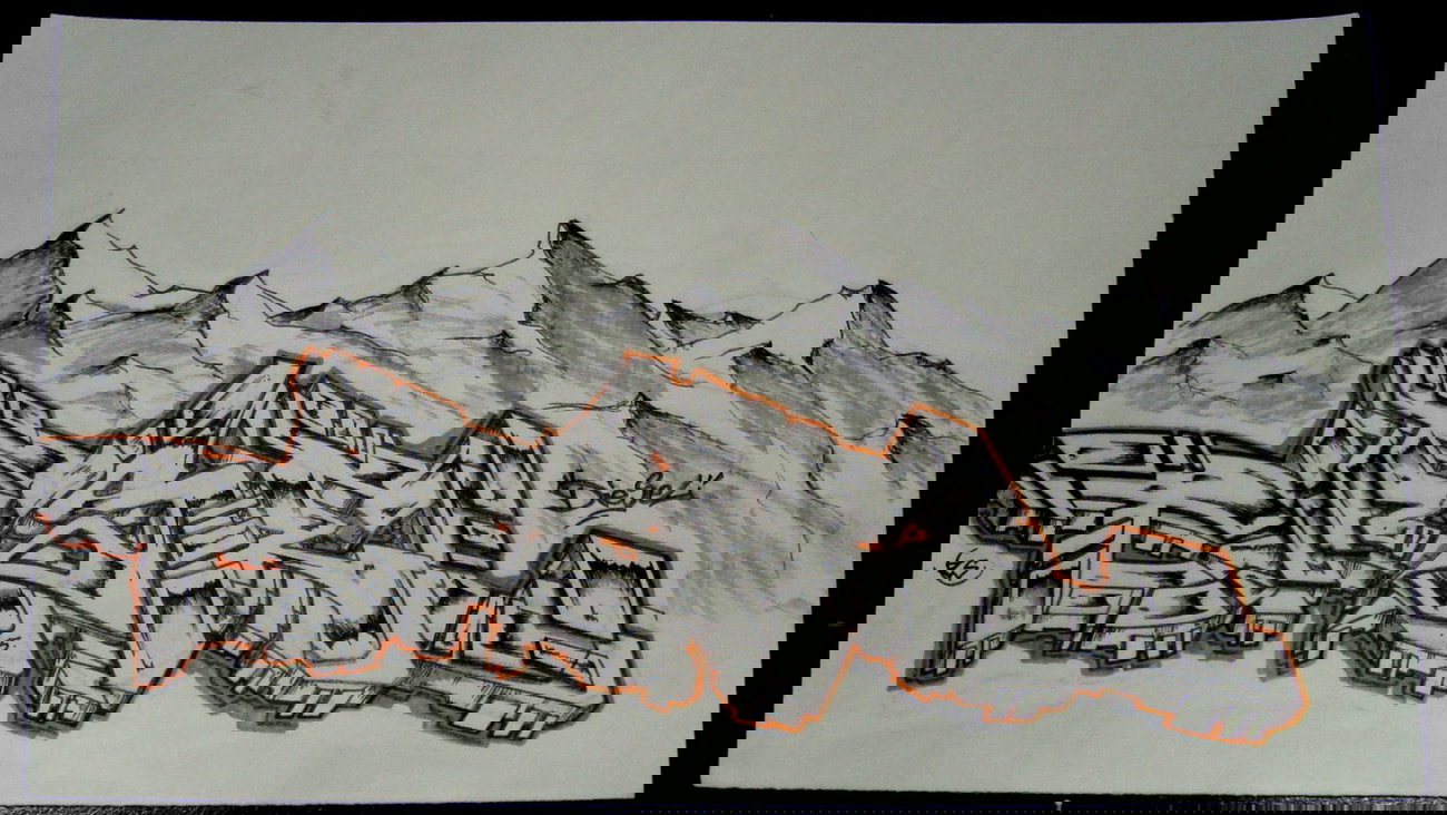 Graffiti Sketch - Photo by ls - ls