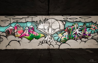Graffiti Wall in Bremen - Photo by lsphoto - Bremen, Oberneuland, Brücke (unkn)