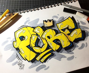 Graffiti Sketch - Photo by lunzart - lunz, Düsseldorf, Lunz.ddorf (2017)