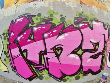 Graffiti Wall - Photo by lunzart - Lunz, art, Düsseldorf (2013)