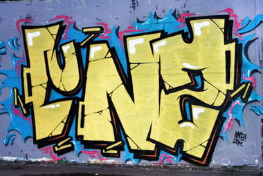 Graffiti Wall in Dusseldorf - Photo by lunzart - Lunz (2014)