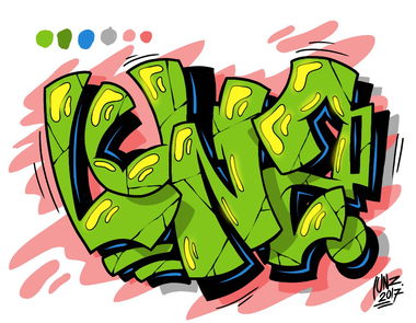 Graffiti Sketch - Photo by lunzart - lunz, Düsseldorf, Lunz.ddorf (2016)