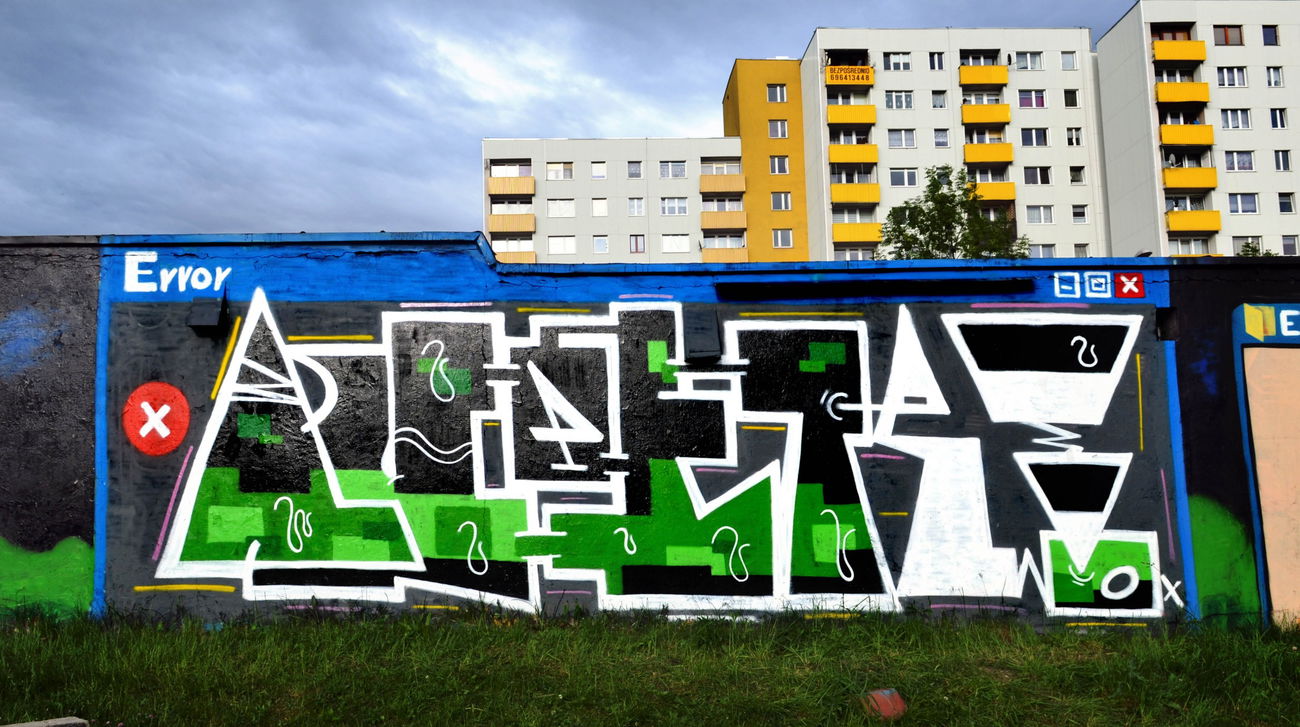 Graffiti Wall in Poland - Photo by luper - LUPER, lupson, lupa (2015)