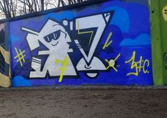 Graffiti Wall in Warsaw - Photo by luper - 37, 37C, Luper (2023)