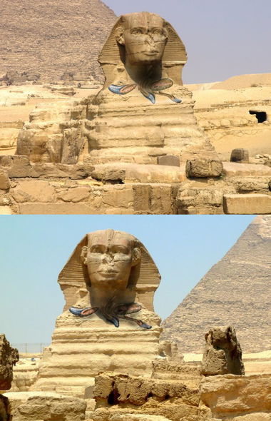 Graffiti Artwork in Egypt - Photo by m - sphinx, ägypten, pharao