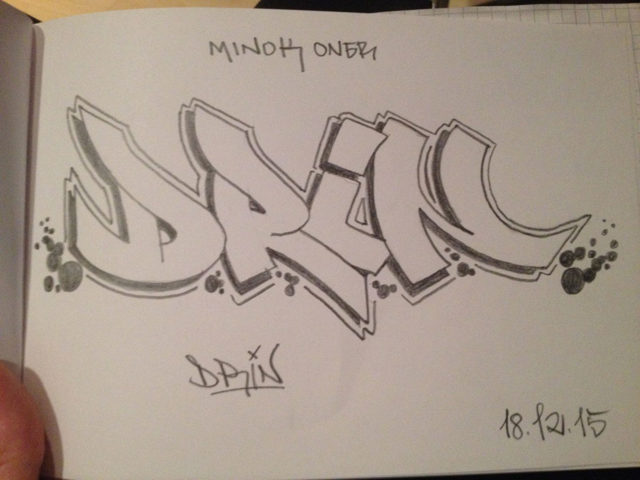 Graffiti Sketch - Photo by mINok68