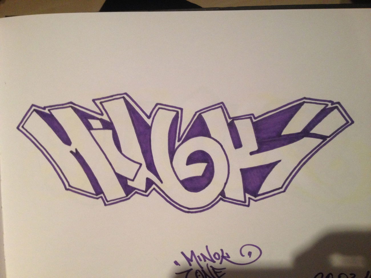 Graffiti Sketch - Photo by mINok68