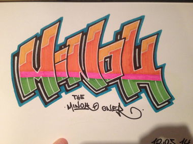 Graffiti Sketch - Photo by mINok68