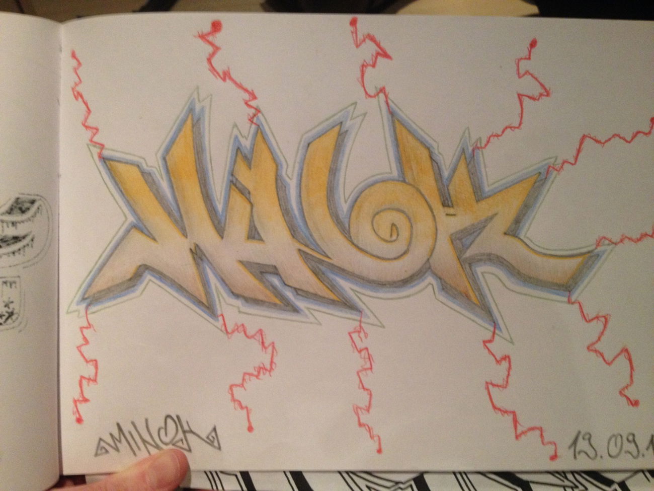 Graffiti Sketch - Photo by mINok68